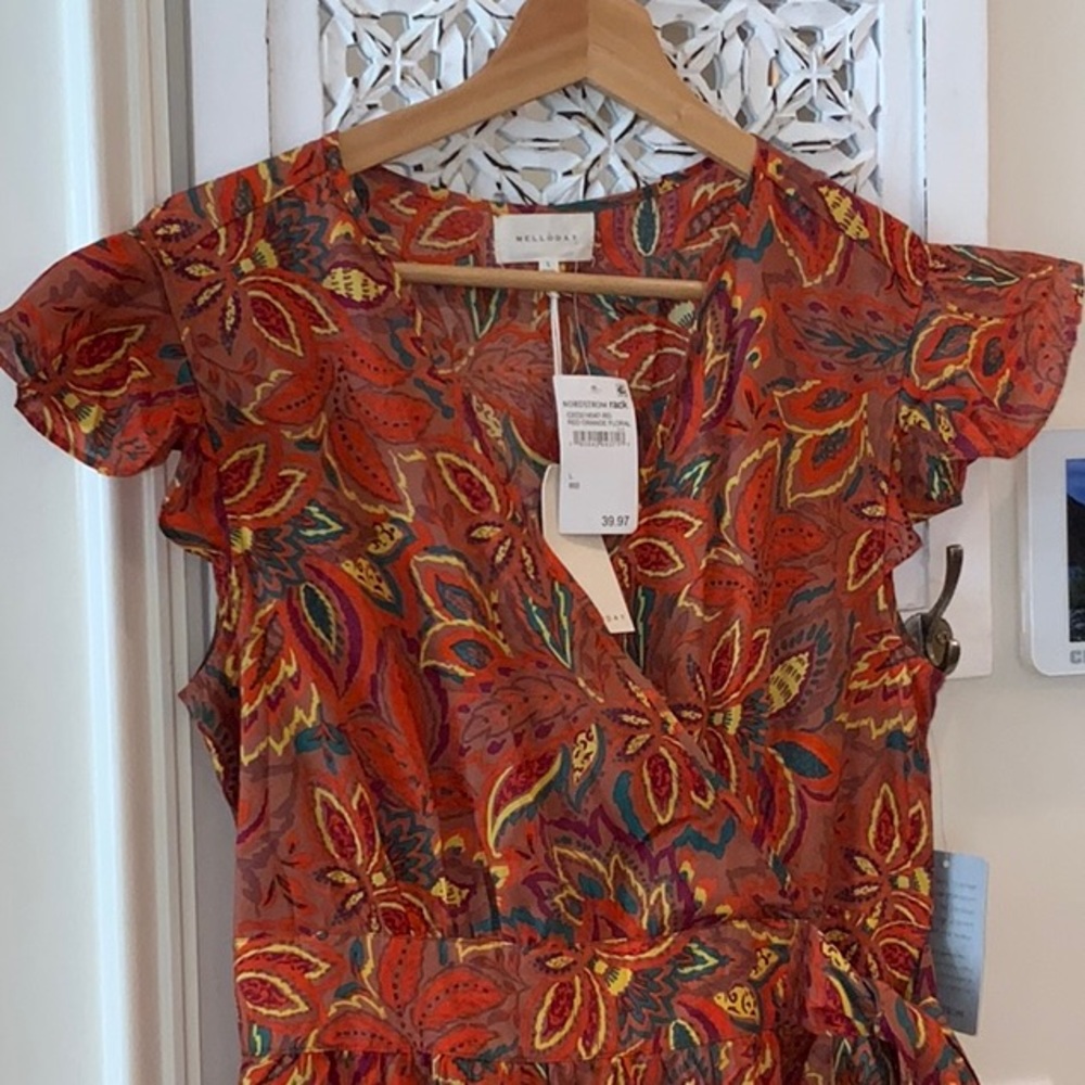 Long Floral Casual Dress (L)